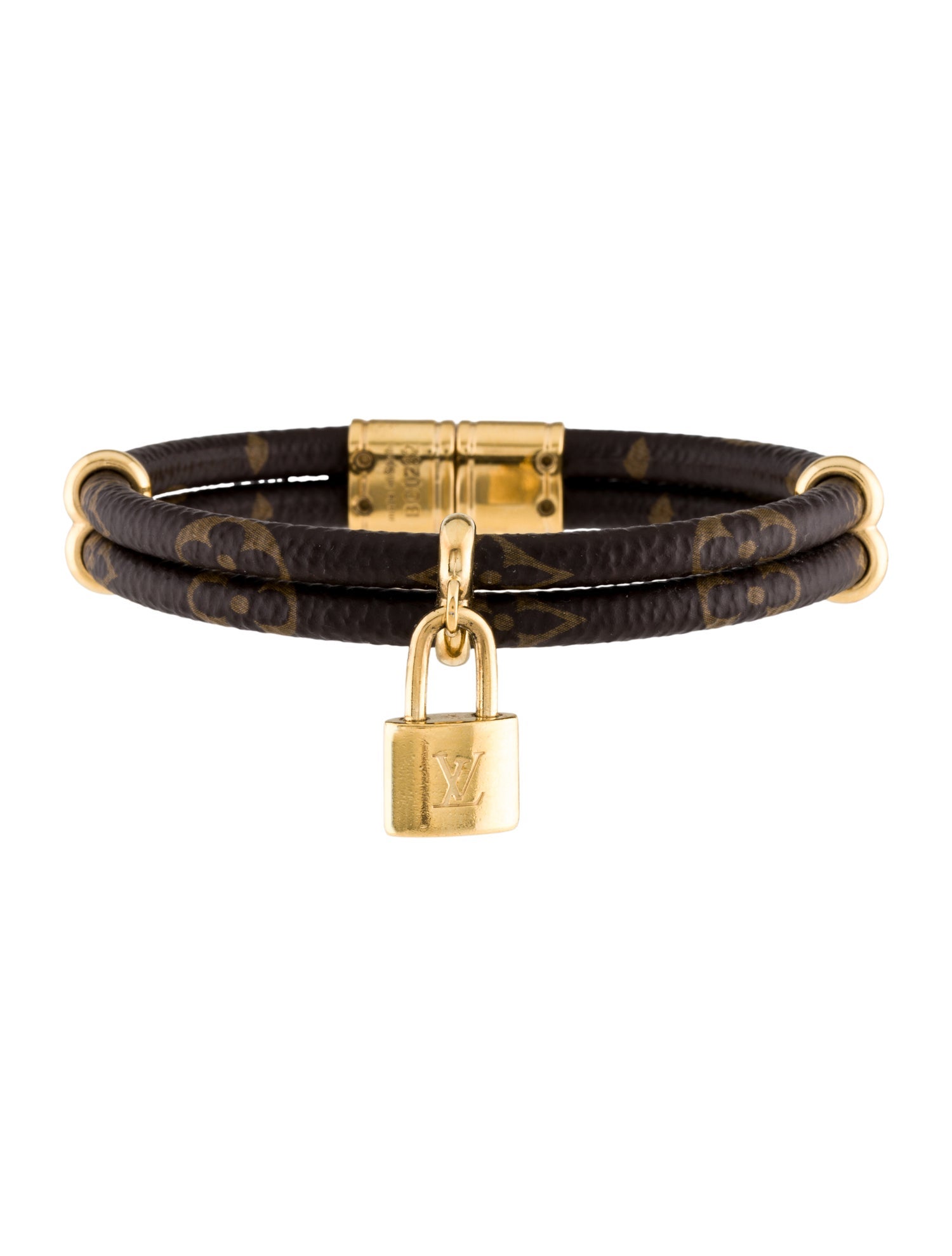 Louis Vuitton Canvas Keep It Twice Wrap Bracelet