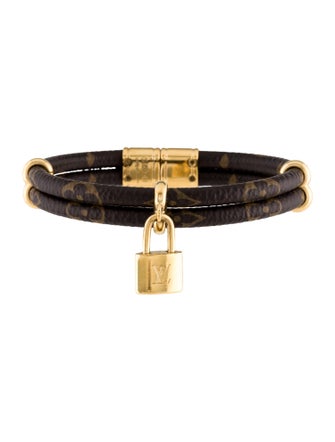 Louis Vuitton Canvas Keep It Twice Wrap Bracelet