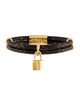 Louis Vuitton Canvas Keep It Twice Wrap Bracelet