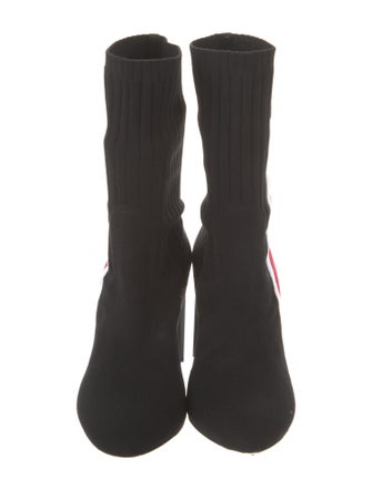 Louis Vuitton Striped Sock Boots