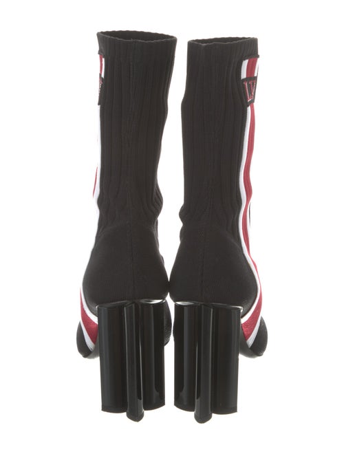 Louis Vuitton Striped Sock Boots