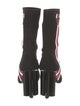 Louis Vuitton Striped Sock Boots
