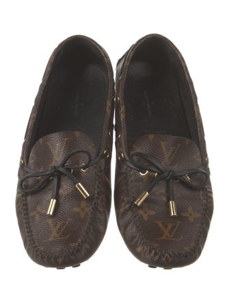 Louis Vuitton LV Monogram Bow Accents Loafers
