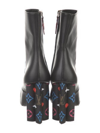 Louis Vuitton LV Monogram Leather Boots