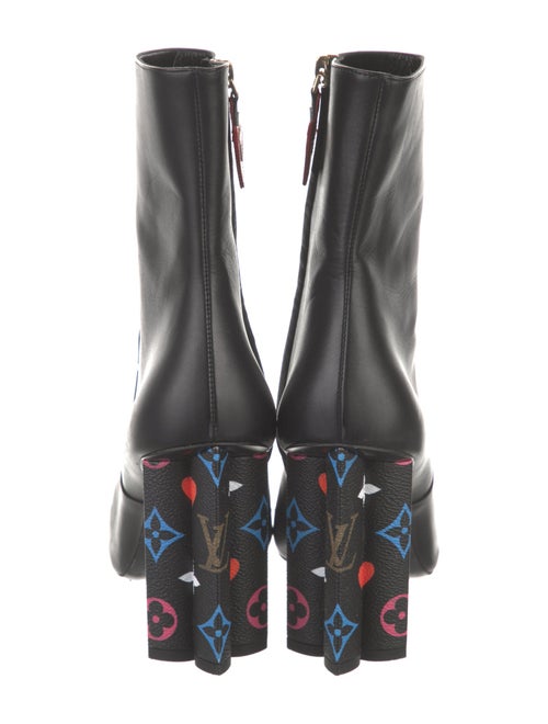 Louis Vuitton LV Monogram Leather Boots