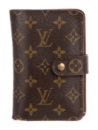 Louis Vuitton Monogram Pattern Coated Canvas Porte-Papier Zippé Wallet