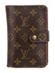 Louis Vuitton Monogram Pattern Coated Canvas Porte-Papier Zippé Wallet