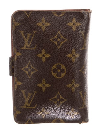 Louis Vuitton Monogram Pattern Coated Canvas Porte-Papier Zippé Wallet