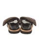 Louis Vuitton Printed Leather Trim Embellishment Slides