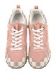 Louis Vuitton Damier Azur Pattern Suede Athletic Sneakers