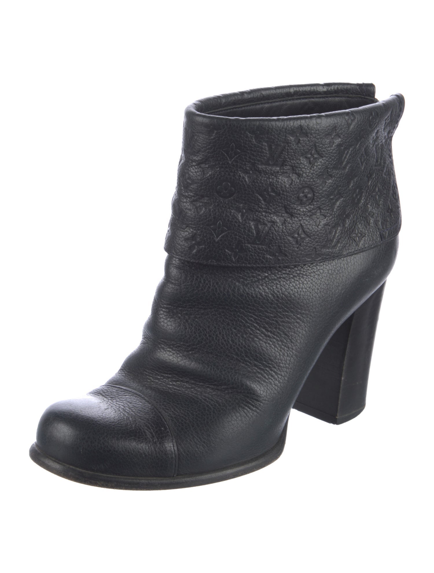 Louis Vuitton LV Monogram Leather Boots