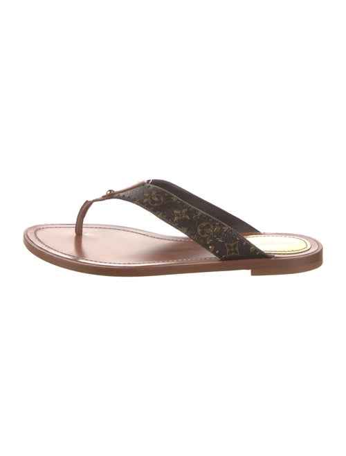 Louis Vuitton LV Monogram Lasercut Accents Flip Flops