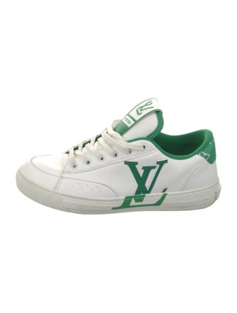 Louis Vuitton Signature Logo Leather Sneakers