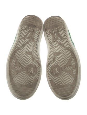 Louis Vuitton Signature Logo Leather Sneakers