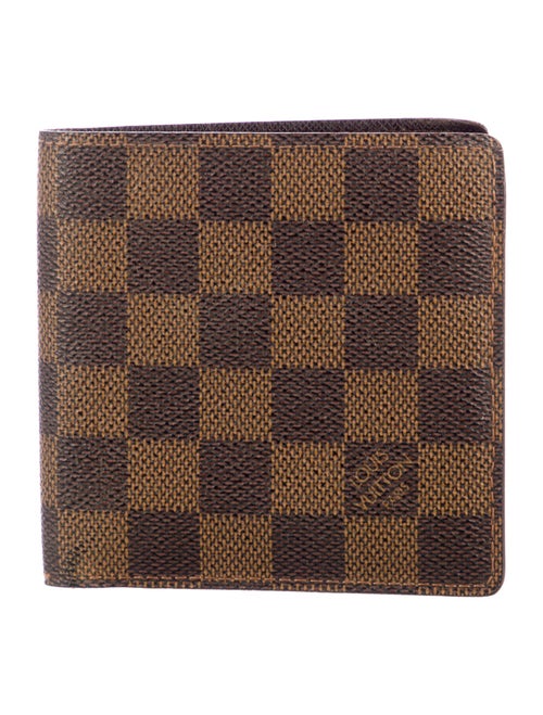 Louis Vuitton 1999 Damier Ebene Pattern Bifold Wallet