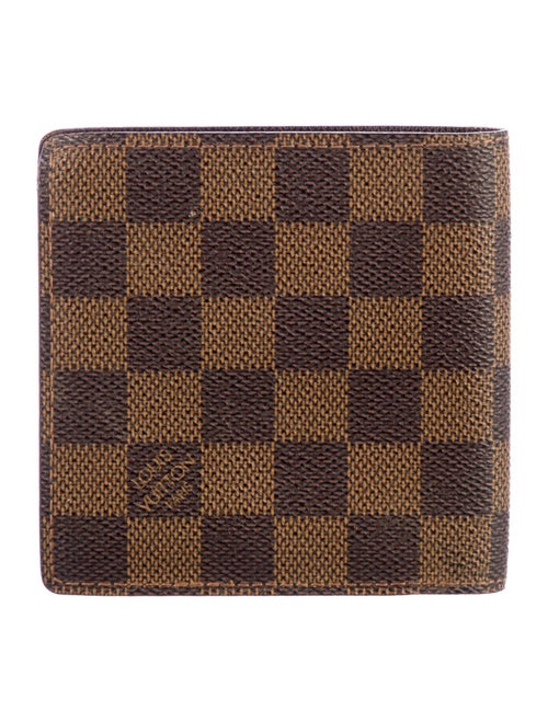 Louis Vuitton 1999 Damier Ebene Pattern Bifold Wallet