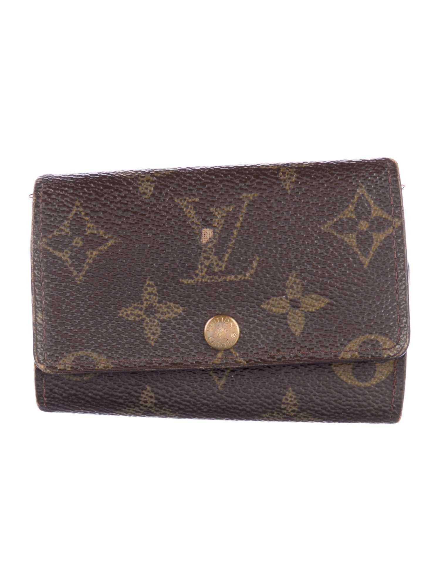 Louis Vuitton LV Monogram Coated Canvas Key Holder