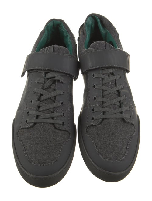 Louis Vuitton Leather Paisley Print Sneakers