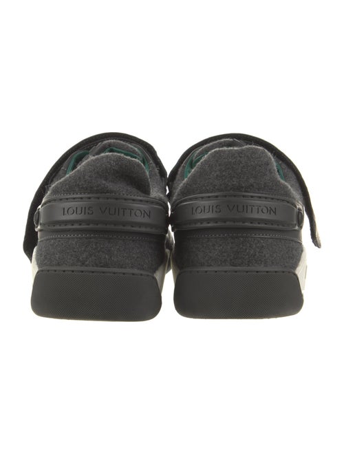 Louis Vuitton Leather Paisley Print Sneakers