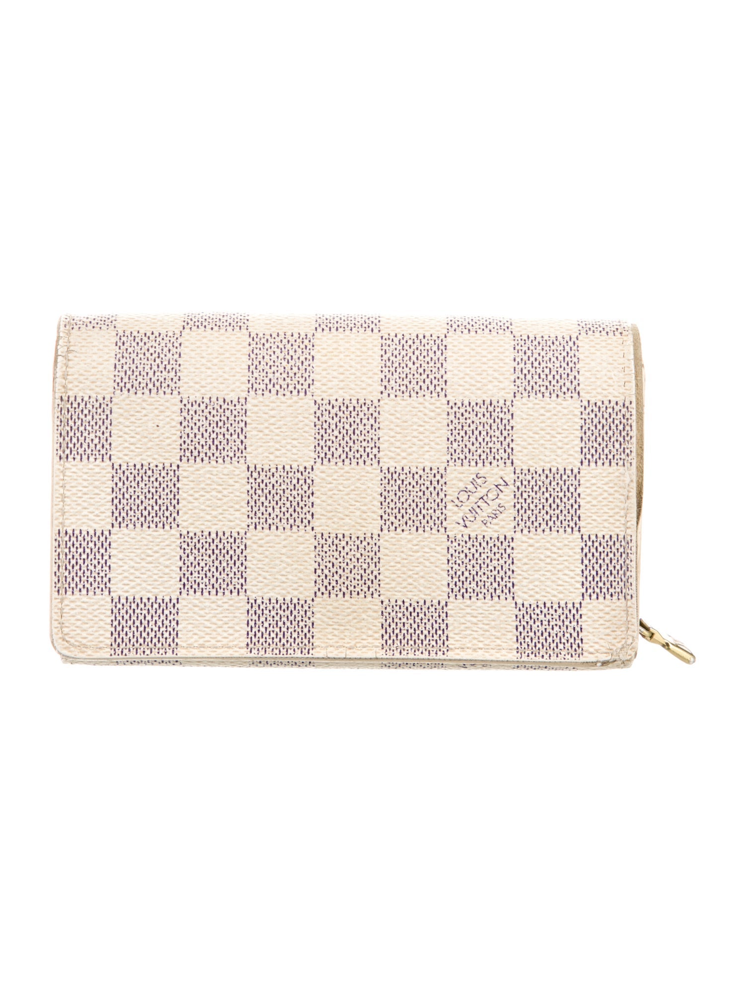 Louis Vuitton 2010 Damier Azur Pattern French Purse