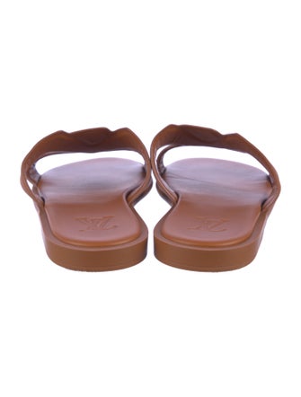 Louis Vuitton Leather Slides