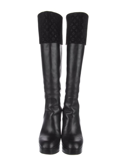 Louis Vuitton LV Monogram Leather Boots