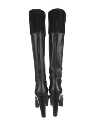 Louis Vuitton LV Monogram Leather Boots