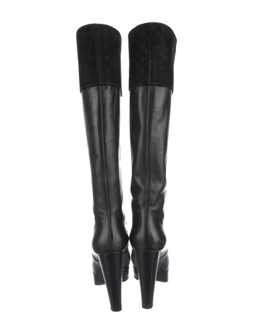 Louis Vuitton LV Monogram Leather Boots