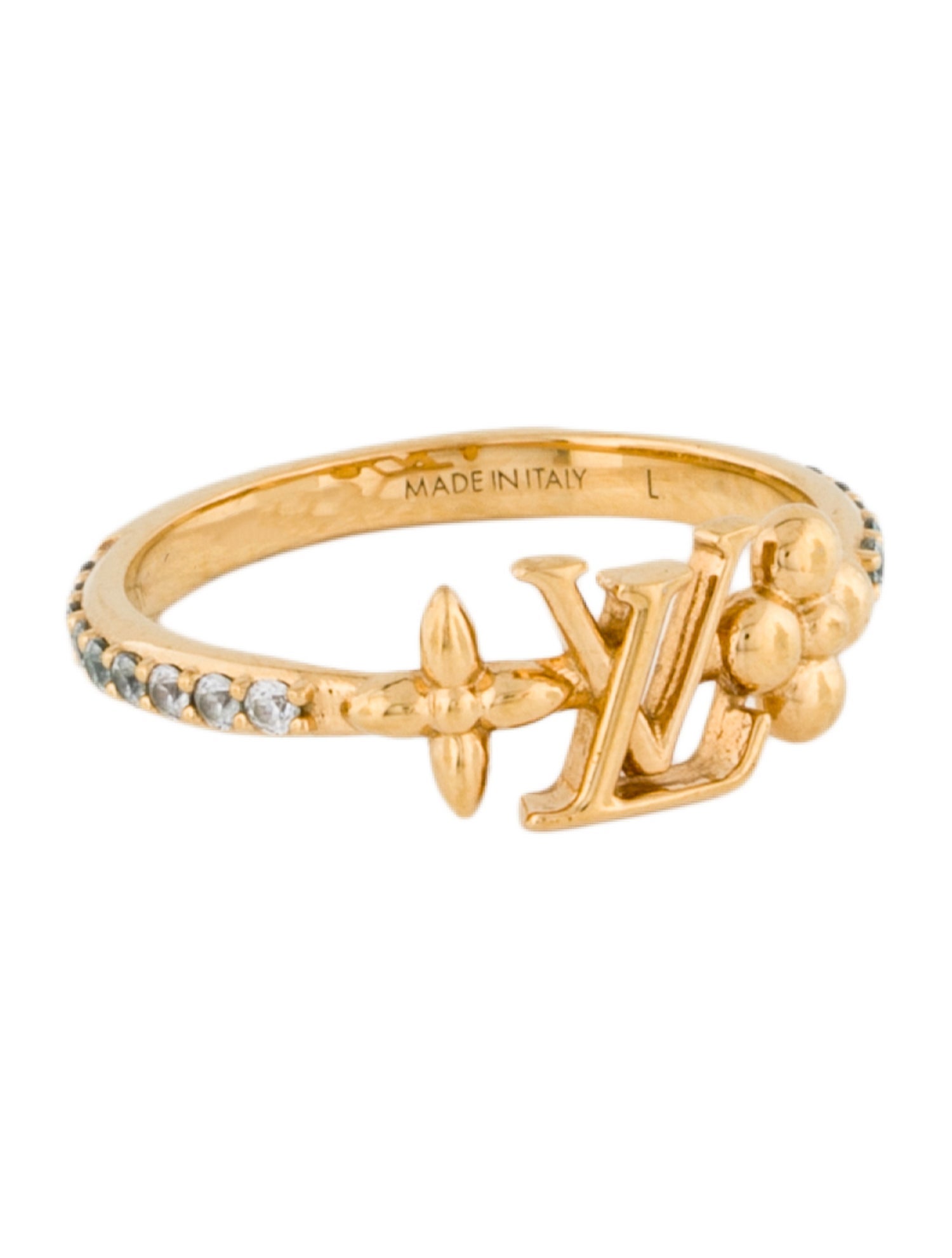Louis Vuitton Crystal LV Iconic Ring