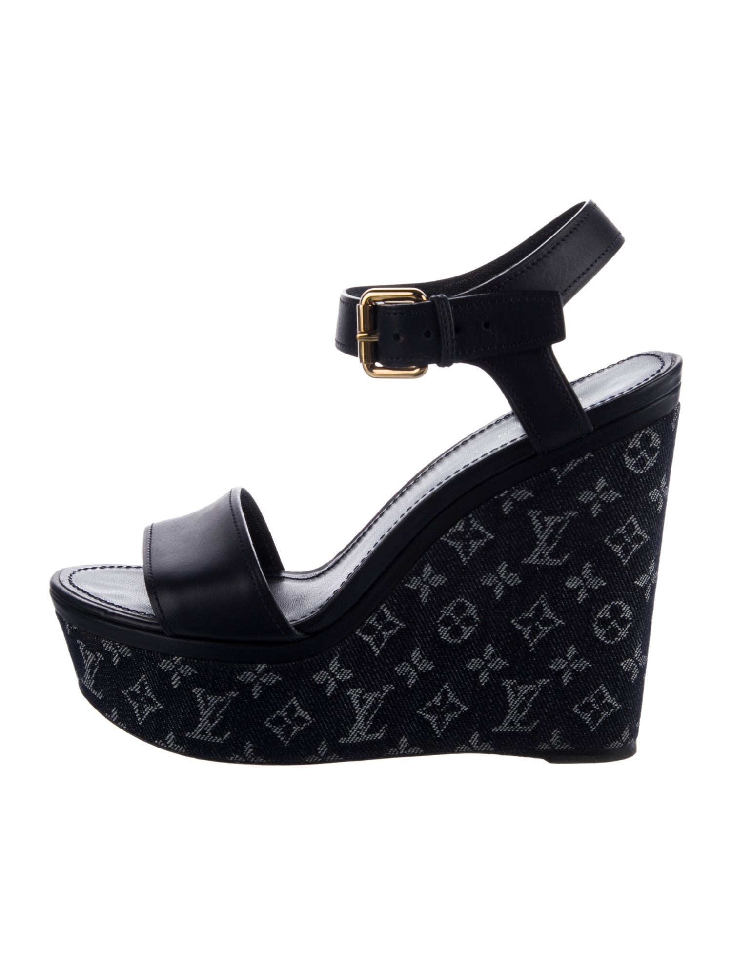Louis Vuitton LV Monogram Denim Pumps