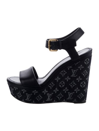 Louis Vuitton LV Monogram Denim Pumps