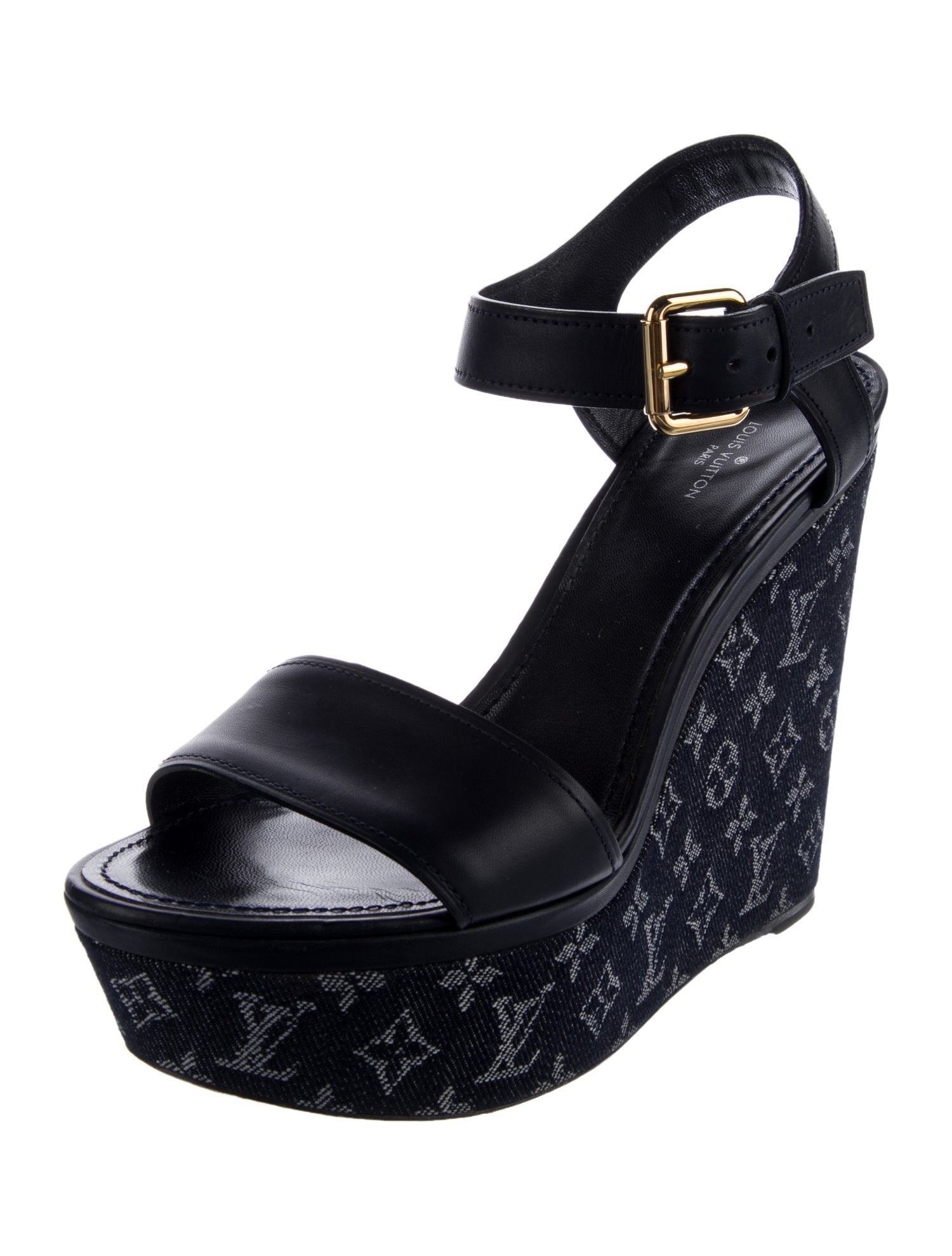 Louis Vuitton LV Monogram Denim Pumps