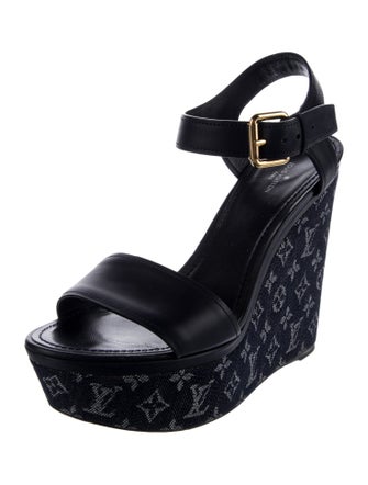 Louis Vuitton LV Monogram Denim Pumps