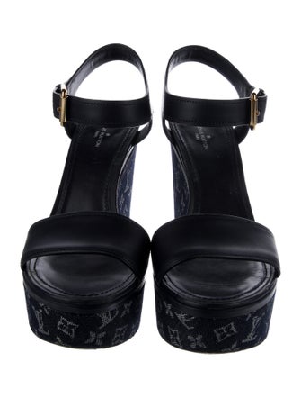 Louis Vuitton LV Monogram Denim Pumps
