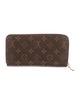 Louis Vuitton LV Monogram Coated Canvas Zippy Wallet