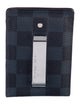 Louis Vuitton Damier Ebene Pattern Coated Canvas Card Case
