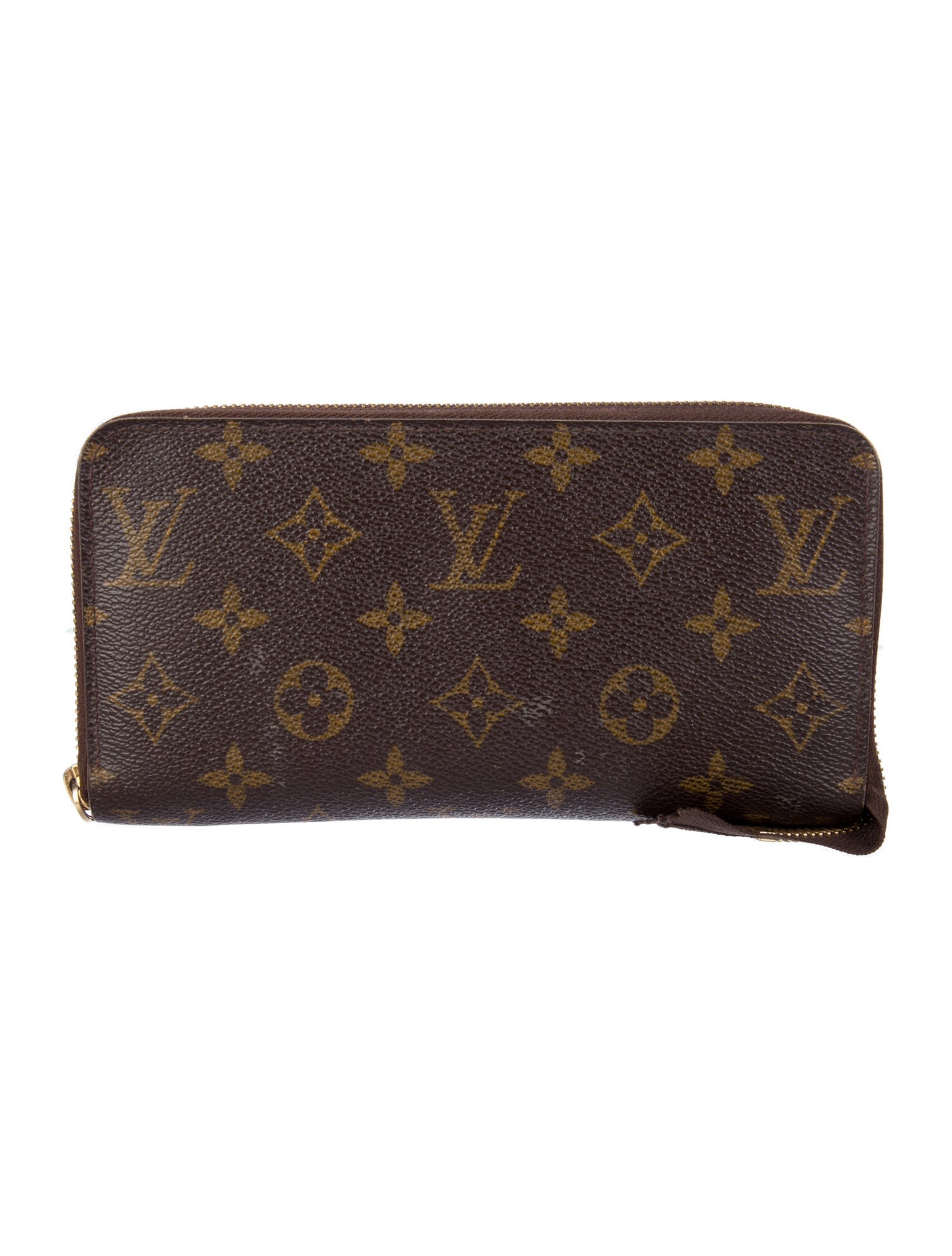 Louis Vuitton LV Monogram Coated Canvas Zippy Wallet