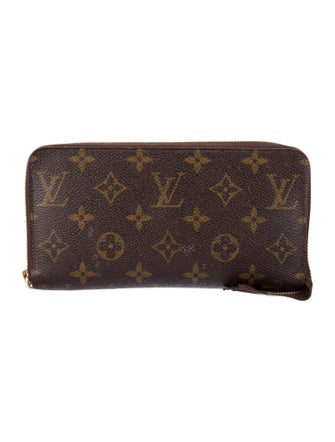 Louis Vuitton LV Monogram Coated Canvas Zippy Wallet