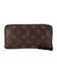 Louis Vuitton LV Monogram Coated Canvas Zippy Wallet