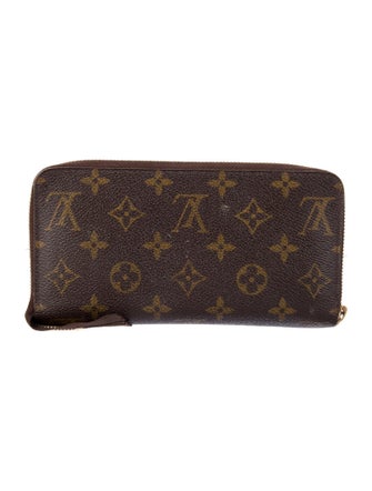 Louis Vuitton LV Monogram Coated Canvas Zippy Wallet
