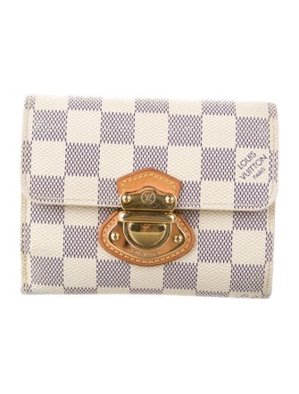 Louis Vuitton 2011 Damier Azur Pattern Wallet
