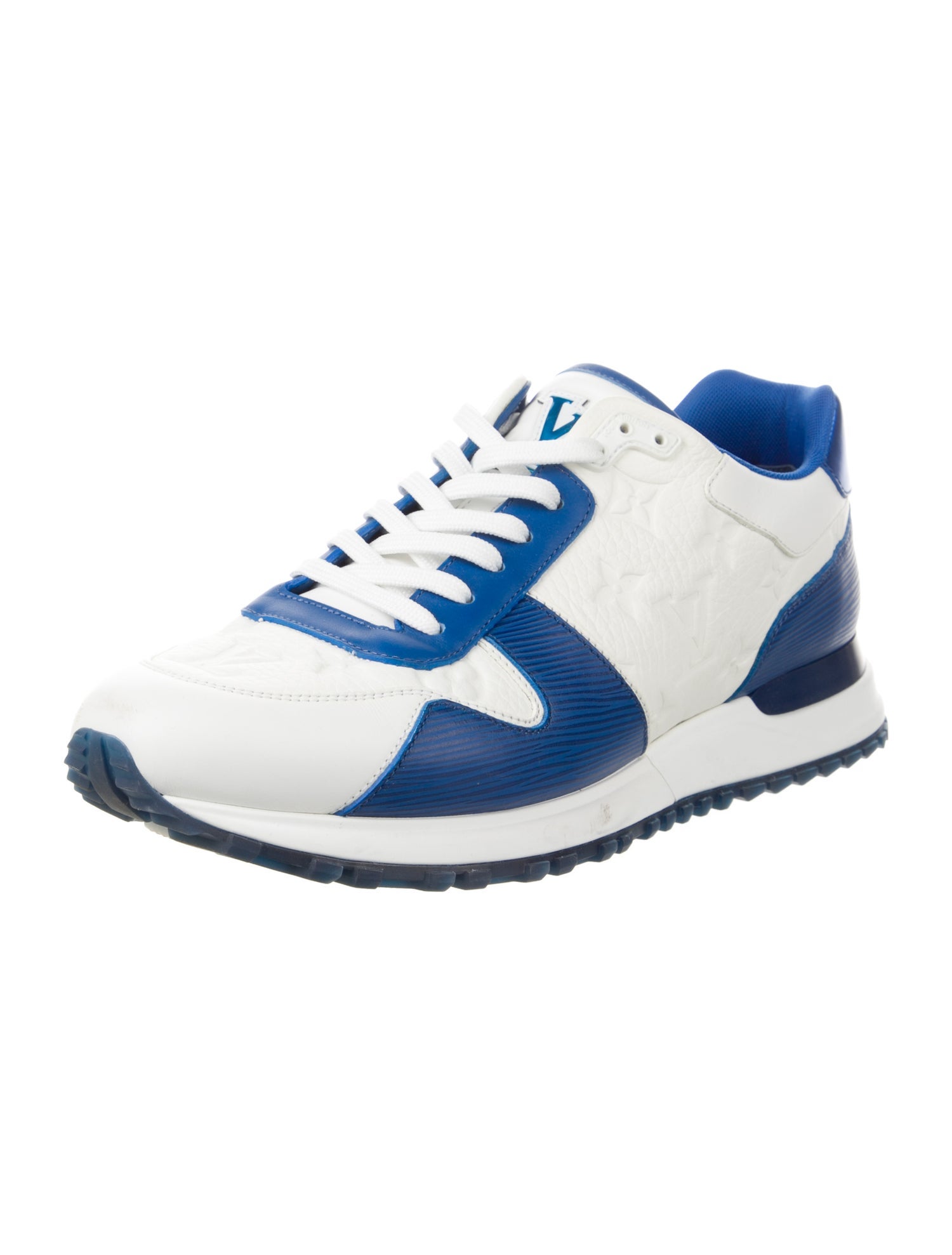 Louis Vuitton Signature Logo Leather Sneakers