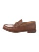 Louis Vuitton Signature Logo Leather Dress Loafers