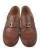 Louis Vuitton Signature Logo Leather Dress Loafers