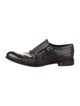 Louis Vuitton Signature Logo Leather Monk Straps