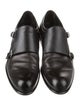 Louis Vuitton Signature Logo Leather Monk Straps