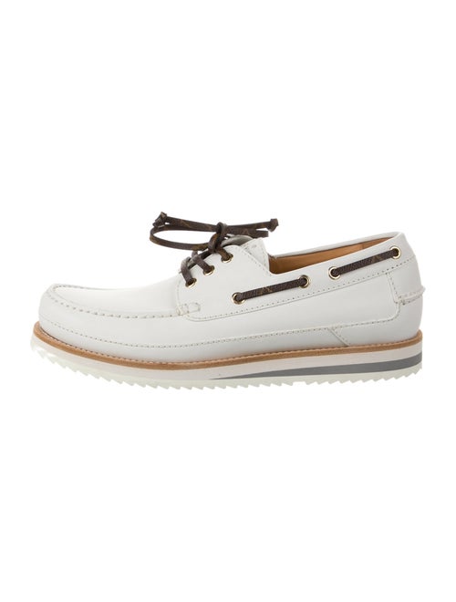 Louis Vuitton LV Monogram Leather Boat Shoes