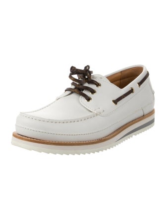 Louis Vuitton LV Monogram Leather Boat Shoes