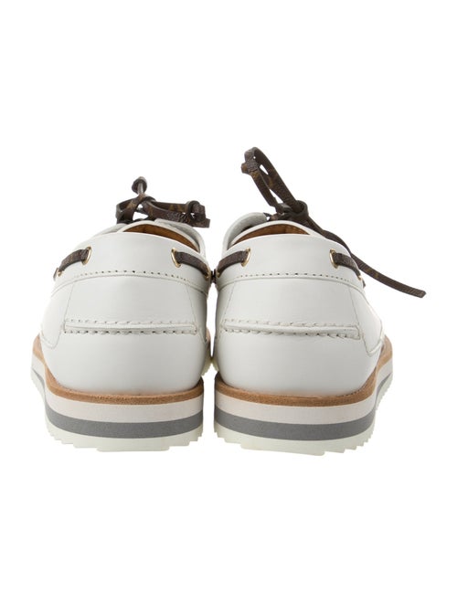 Louis Vuitton LV Monogram Leather Boat Shoes