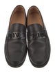 Louis Vuitton Signature Logo Leather Dress Loafers